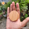 product motion sensor light - wooden color magnetic mounting plate is labeled with text - image by cozy vibe bd